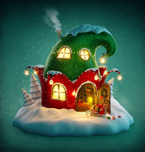 神奇的童话的房子图片下载