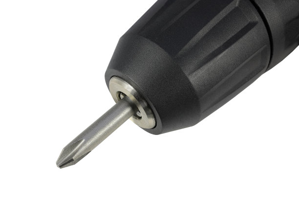 无绳钻螺丝刀隔离在白色背景图片下载