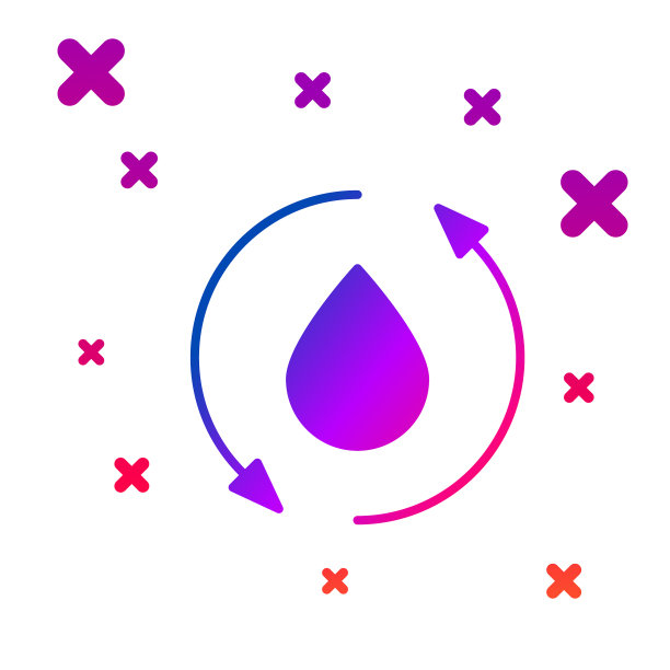 彩色油滴图标孤立在白色背景图片下载