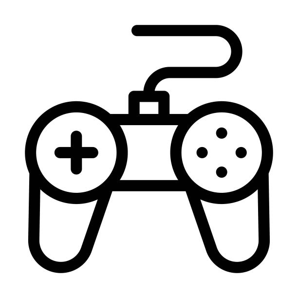 游戏控制台图标说明。游戏手柄，手柄符号。图片下载