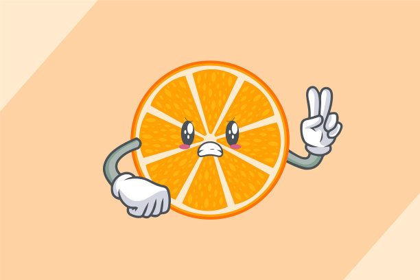 生气疯脸平安手指手势吉祥物片图片下载