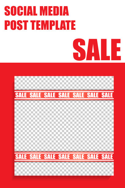 社交媒体模板图片下载