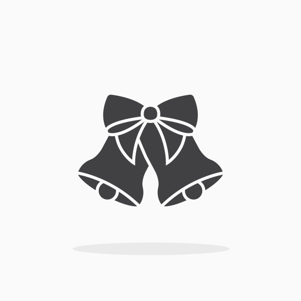 圣诞钟声图标。图片下载