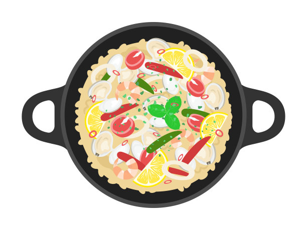 肉菜饭插图图片下载