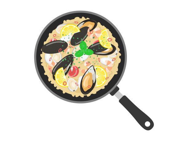 肉菜饭插图图片下载