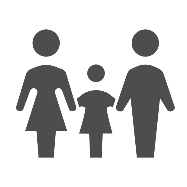 家庭固体图标6月1日儿童保护图片下载