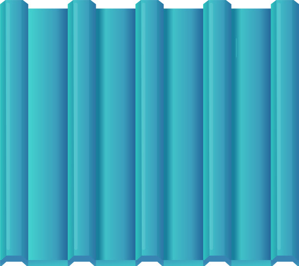 蓝色金属roicon卡通风格图片下载