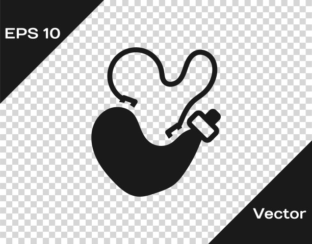 黑色西班牙酒皮图标孤立在透明的背景。向量图片下载