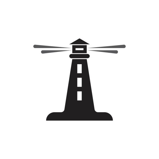 灯塔的标志图片下载