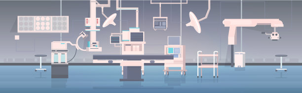 医院手术台及医疗设备图片下载