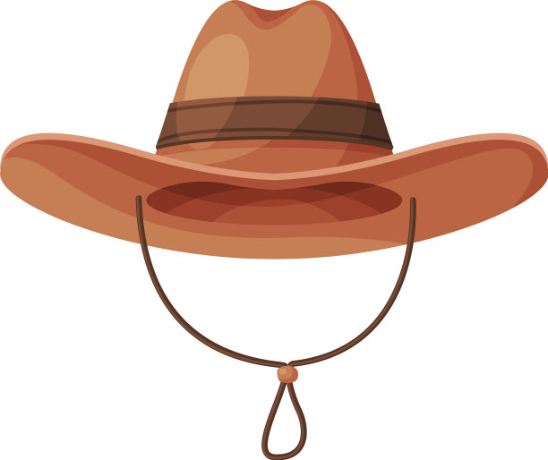 牛仔帽复古男性头饰复古时尚图片下载