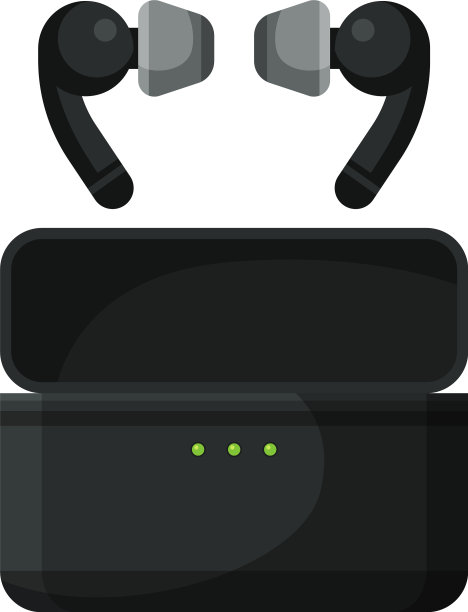 移动无线耳塞袋配件素材图片