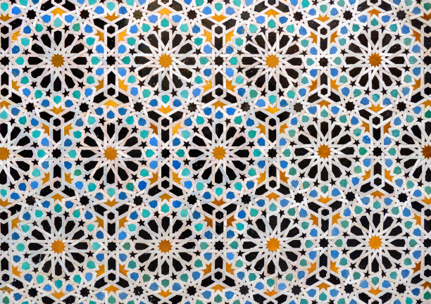 摩洛哥传统的墙壁装饰图片下载