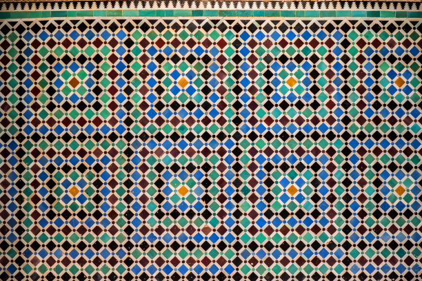 摩洛哥传统的墙壁装饰图片下载