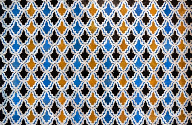 摩洛哥传统的墙壁装饰图片下载