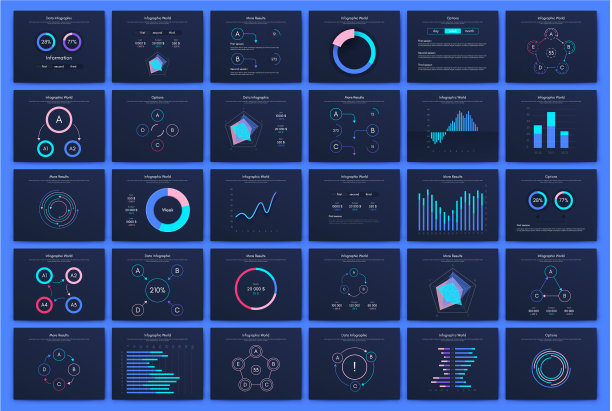 大集信息图形元素eps10股票图片下载