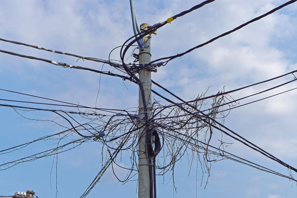 电网连接图片下载