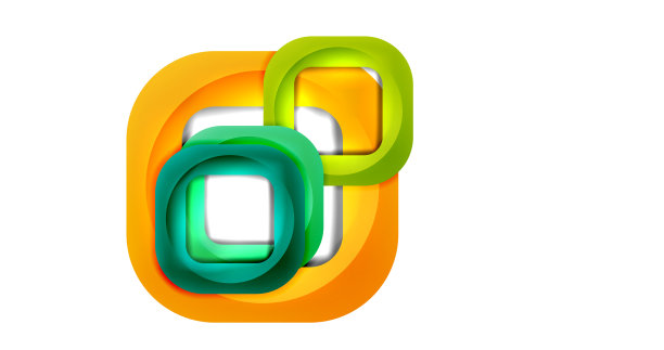 正方形几何抽象背景图片下载