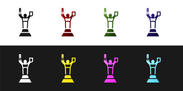 位于乌克兰首都基辅的祖国母亲纪念碑以黑白为背景。向量图片下载