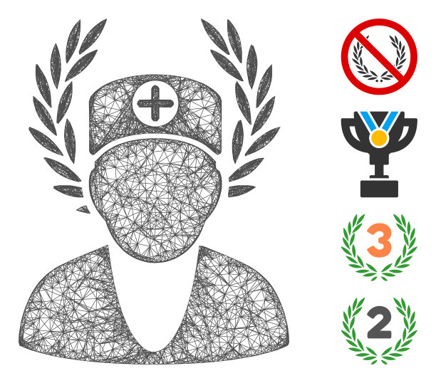 医生月桂花环网图片下载