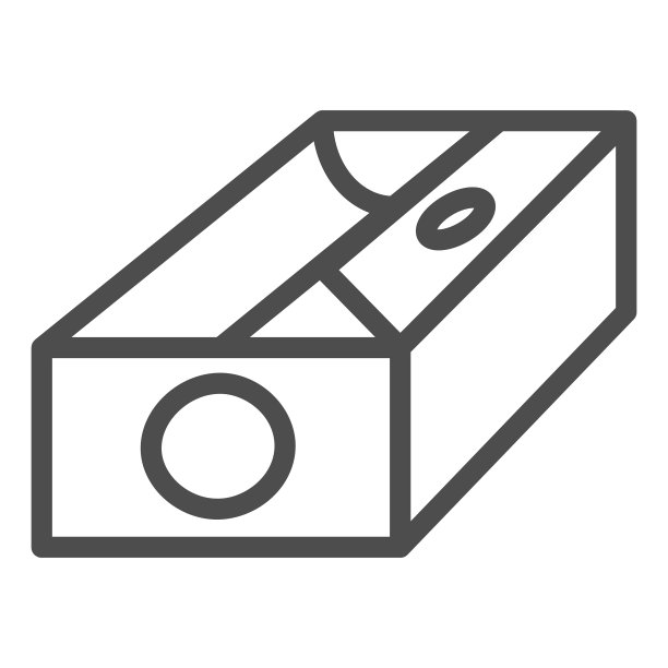 卷笔刀线图标文具概念装置图片下载