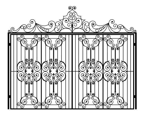 黑色伪造门图片下载