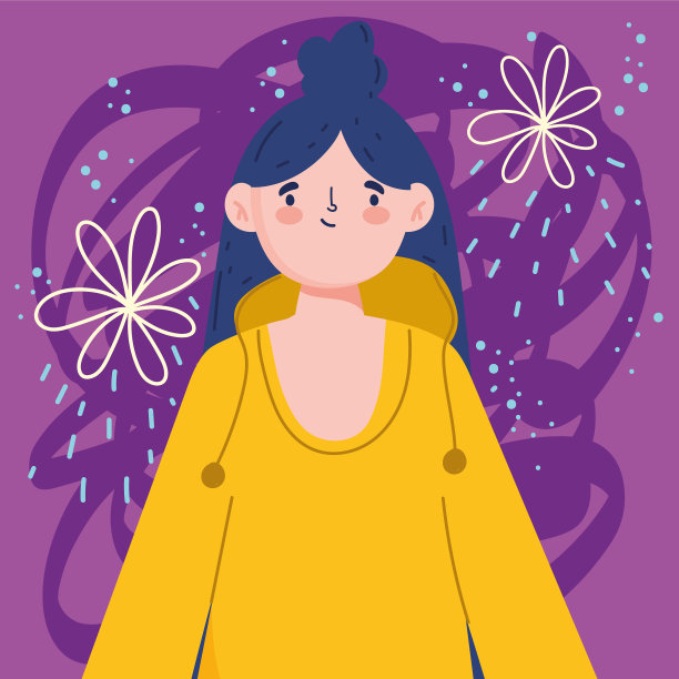 蓝色头发的阿凡达女人图片下载