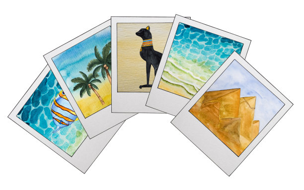 埃及主题的美丽图画。特写镜头图片下载