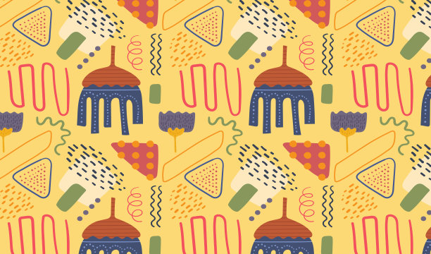 抽象形状几何物体的艺术背景，可用于装饰图片的墙壁，广告，印刷和封面书籍图片下载