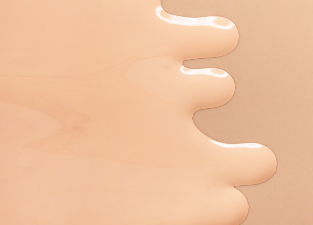 涂抹化妆梯度巧克力棕色米色纹理调色板奶油无光泽遮瑕粉底CC或bb霜粉图片下载