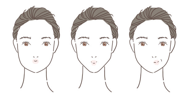 女人在做面部按摩图片下载