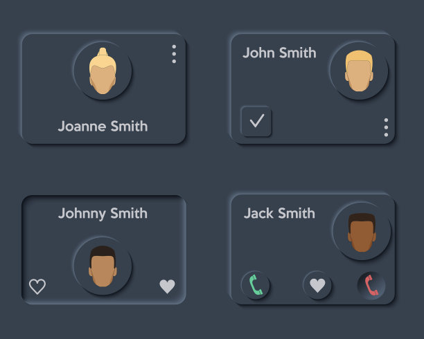 neuorph UI工具包在设备屏幕上图片下载