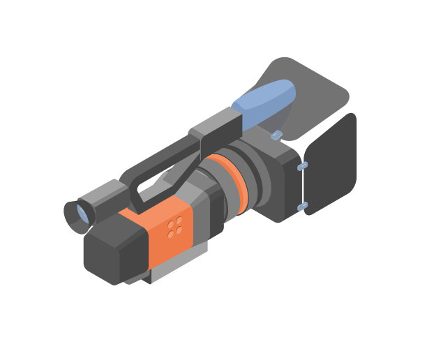 用于拍摄视频的卡通摄像设备图片下载