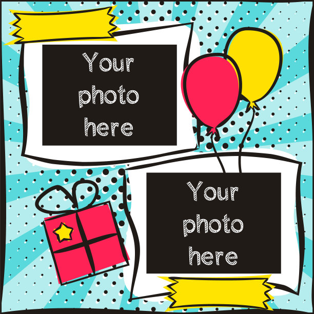 儿童图片集波普艺术风格图片下载