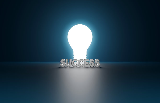 钥匙孔和灯泡。成功的概念和理念。图片下载