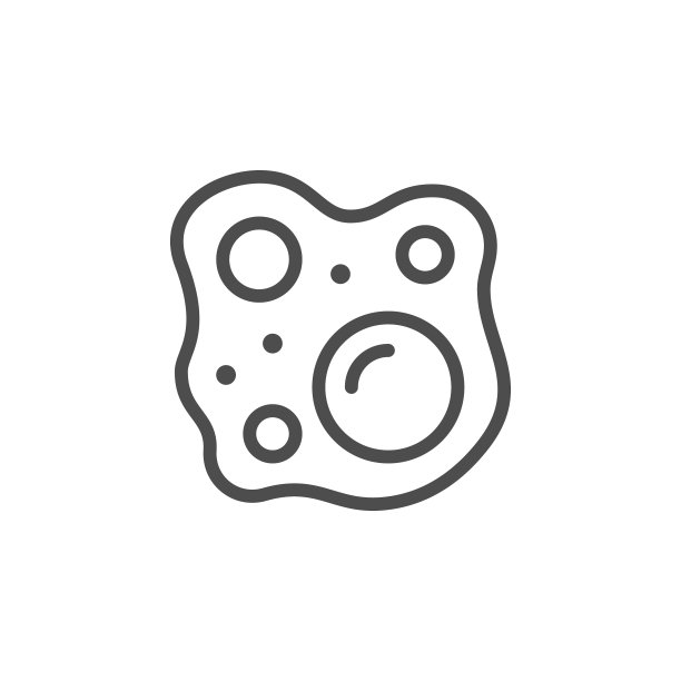 气泡和泡沫线条轮廓图标图片下载