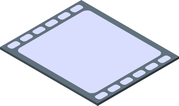 视频剪辑图标等距样式图片下载