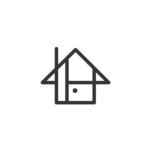 房地产标志房屋标志房屋-房屋租赁代理企业物业公寓写字楼租赁城市摩天楼图片下载