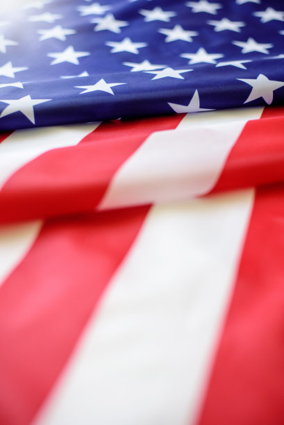 美国国旗特写图片下载