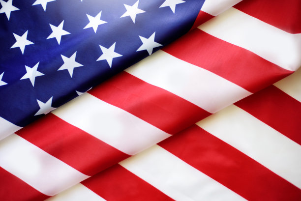 美国国旗特写图片下载