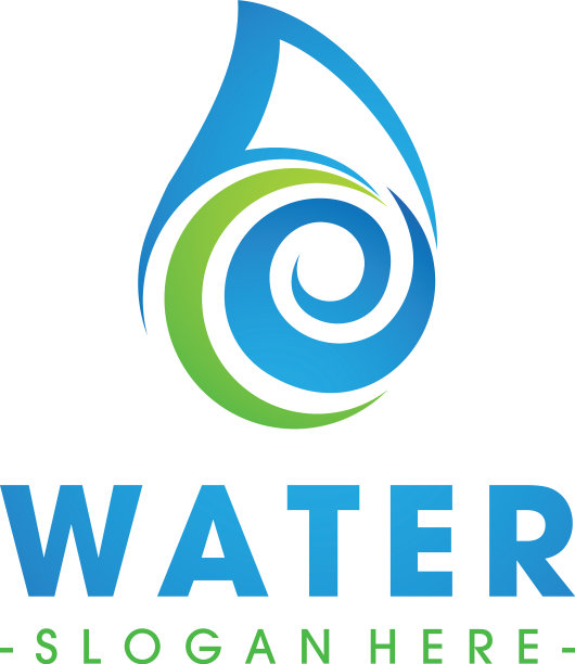 纯水标志灵感图片下载