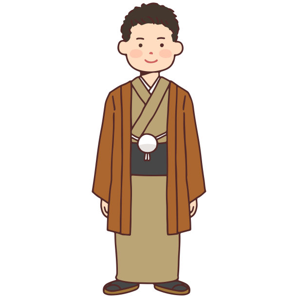 穿着日本和服的男人图片下载