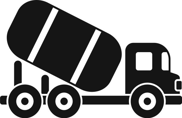 水泥搅拌机机图标样式简单图片下载