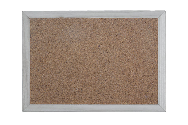 木板，长方形，白松木镶边，白色背景图片下载