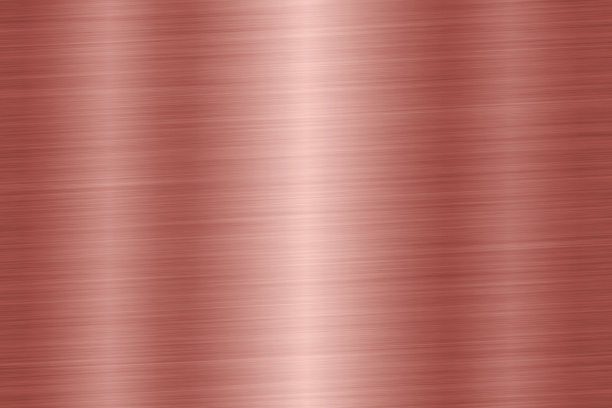 抽象的铜金属拉丝金属背景或纹理图片下载