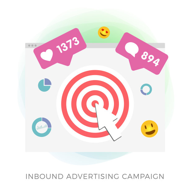 入站广告平面图标图片下载