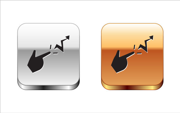 黑色咒语图标孤立在白色背景上图片下载