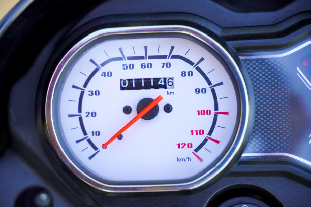 新的自行车速度表，速度表显示零速度图片下载