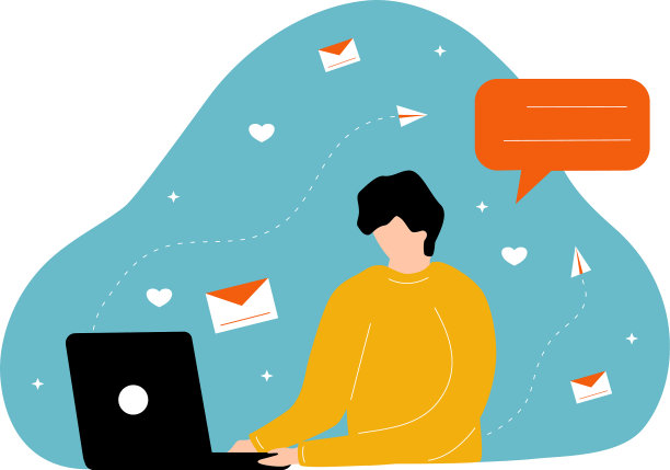 男人在家里用笔记本电脑工作图片下载