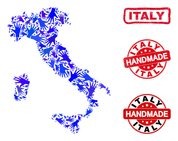 手绘意大利地图及遇险图片下载